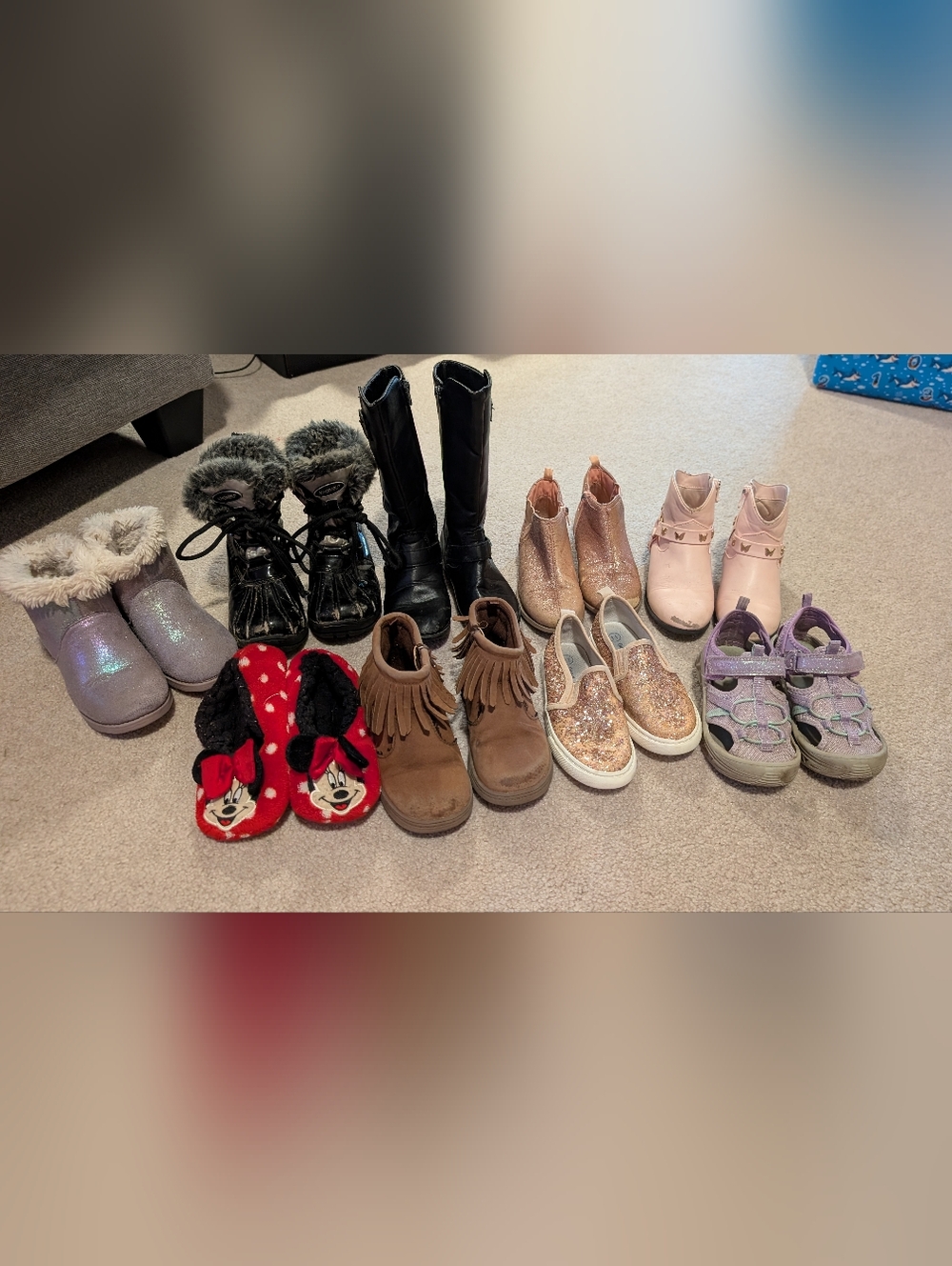 Girls Toddler 11T Shoe Boots Sandals Lot